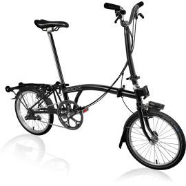 brompton m6l black+dyn+rack