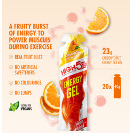 high 5 energy gel juicy orange