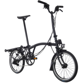 Brompton H6R MATT BLACK+ lights