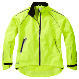 Prima women's waterproof jacket, hi-viz yellow size 8