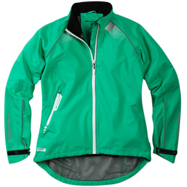 Prima women's waterproof jacket, peacock green size 10