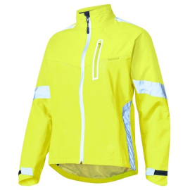 Protec women's waterproof jacket, hi-viz yellow size 10