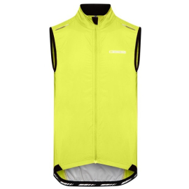Sportive men's windproof gilet, lime punch large