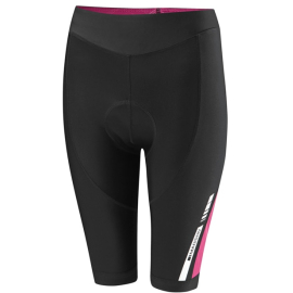 Sportive women's shorts, black / very berry size 16