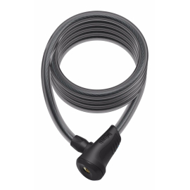 Neon Coil Cable Lock Black 1800 x 12mm