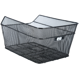 Wire Rear Basket with fittings - Black