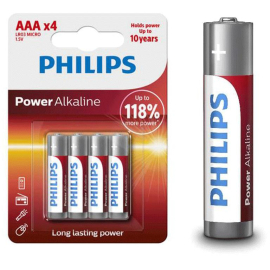 Power Alkaline Battery LR03 AAA Cell x4  AAA