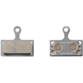 G04S-RX disc pads & spring, metal sintered pad, steel back