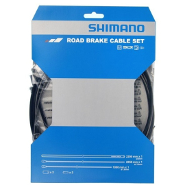 Road brake cable set with stainless steel inner wire