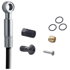 SM-BH90 XT disc brake hose, long straight banjo, 2000 mm