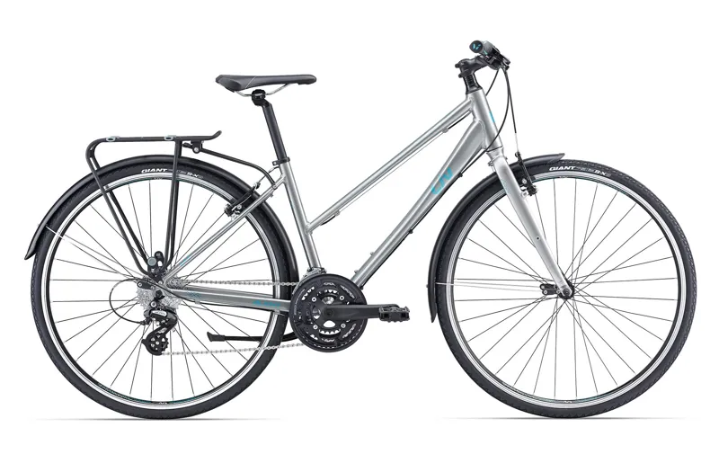 Liv Alight 2 City 2016 Hybrid Bike silver from penny farthing